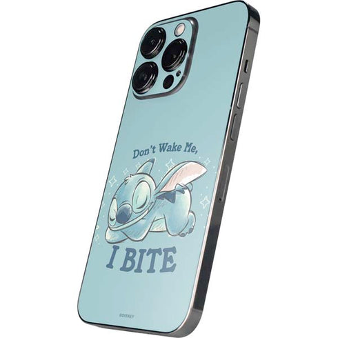 Disney Lilo and Stitch Dont Wake Me I Bite iPhone 14 Pro Skin
